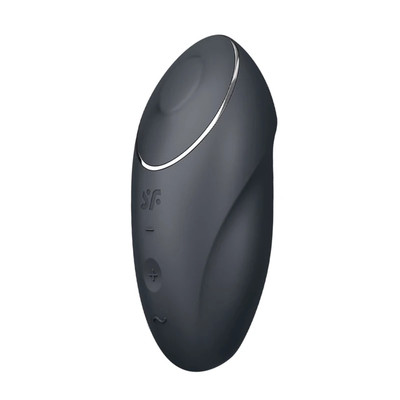 Satisfyer Tap & Climax 1 Vibrator - Grey