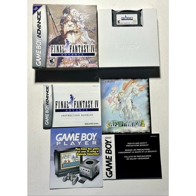 Final Fantasy IV Advance(Game Boy Advance GBA)Works Authentic CIB Near Mint!