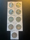 American $1 Silver Eagle 1oz .999 Lot (9) Uncirculated Coins 1994 -1995 nice set