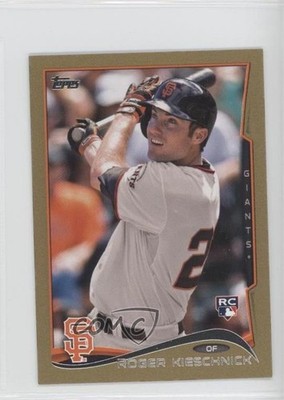 2014 Topps Mini Gold 54/63 Roger Kieschnick #430 Rookie RC 0a2