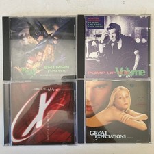 4 CD Rock-Pop Soundtracks - The X Files, Batman Forever, Great Expectations etc.