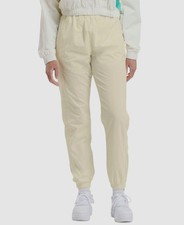 Reebok Women's Ivory Pull-on Logo Woven Track Pants Size XL