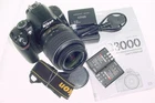 Nikon D3000 10.2MP Digital Camera + 18-55mm F/3.5-5.6G AF-S VR DX Lens - as Mint