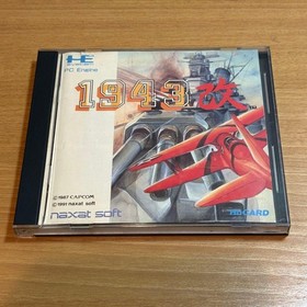 Naxat Soft 1943 Kai HuCARD for PC Engine Complete in Box Japan