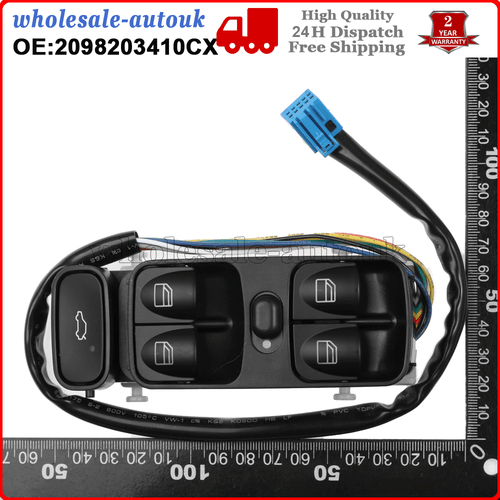 For Mercedes CLK320 CLK500 W209 2003-2009 Electric Window Switch A2098203410 - Picture 2 of 11