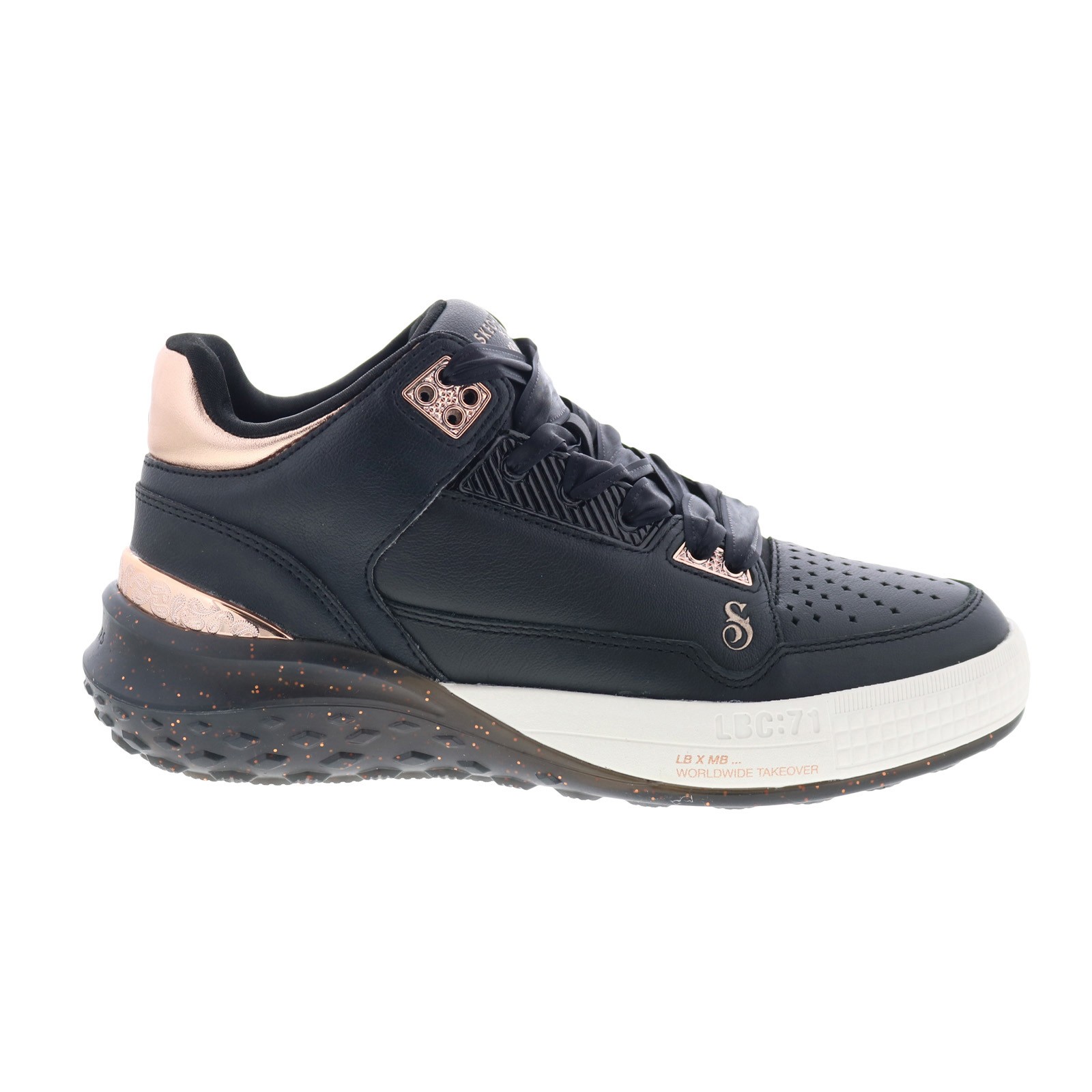 Skechers Snoop Dogg: Sizzle - Buckets Womens Black Lifestyle Sneakers Shoes