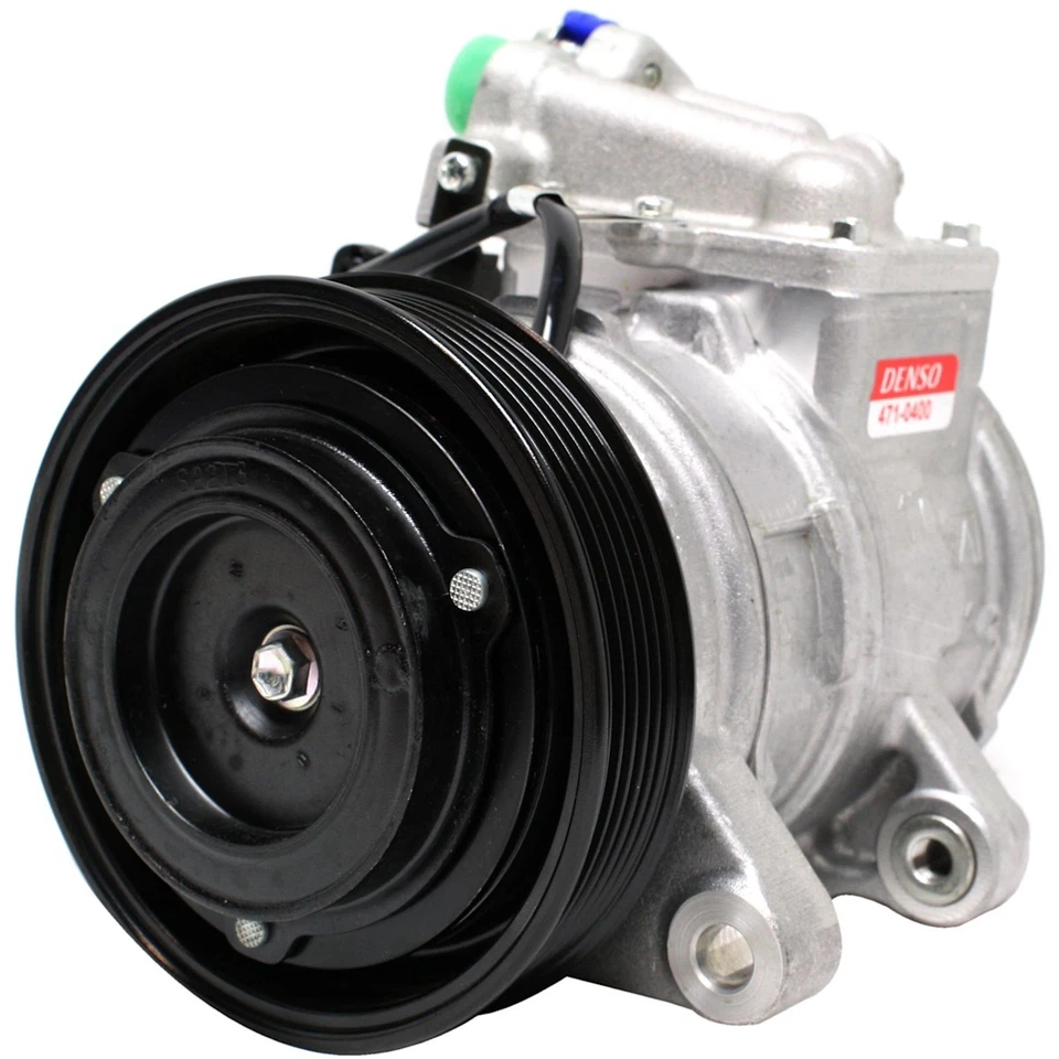 Compresor de aire acondicionado Denso 471-0400 con embrague para Jeep Grand Cherokee Wrangler Foto 3 de 4