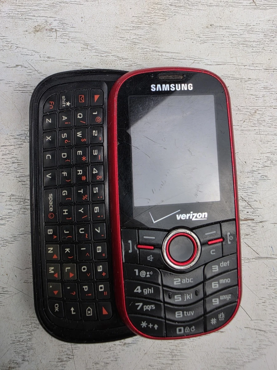 Red Verizon Slider Cell Phones & Smartphones for sale | eBay
