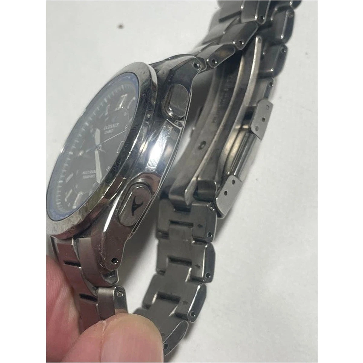 Casio Oceanus OCW-T100TD Resistente Solar Multi Banda 6 Radiocontrolado Titanio
