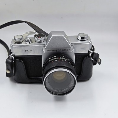 Mamiya 500 TL Filmkamera - Vintage, Ungetestet, Inklusive Tasche