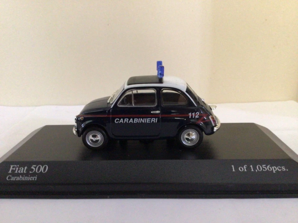 Minichamps Police 1/43, Carabineri Italy, Fiat 500 - Image 2 of 4