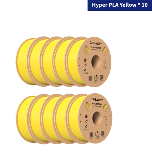 10KG Creality 3D Printer Hyper PLA Filament 1.75mm Bundles 10 Rolls 1KG Mix Lot