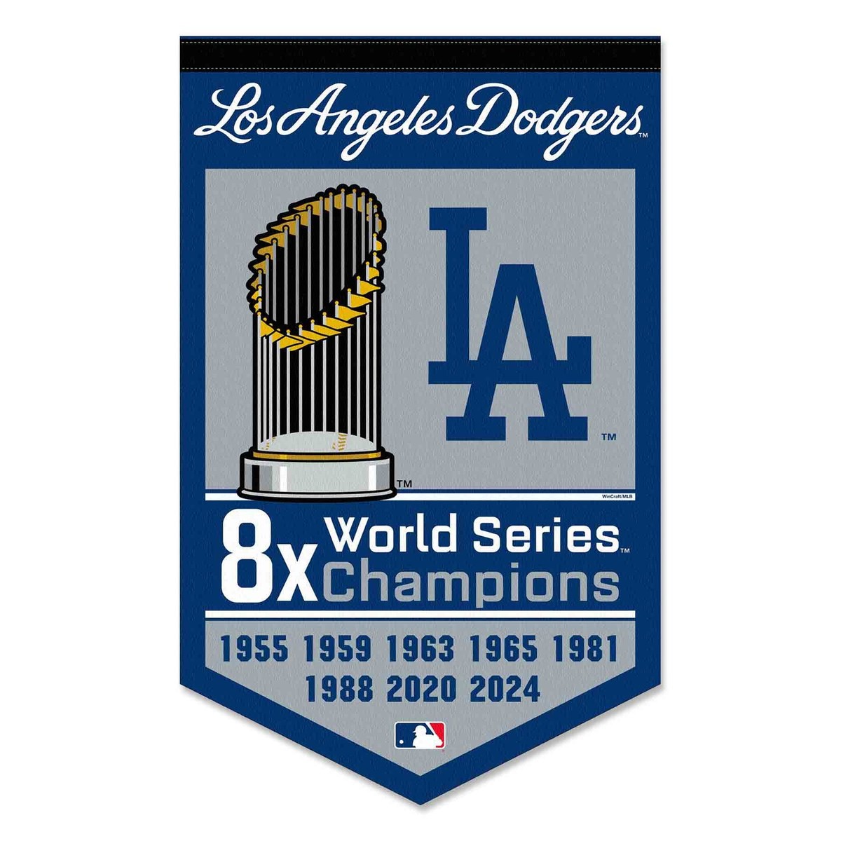 Los Angeles Dodgers 8 Time 8x World Champions Banner Flag | eBay