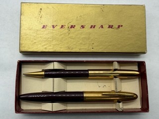 Vintage 1950's Eversharp Pen & Pencil Set W/Box