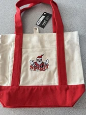 New Spirit Christmas Limited Edition Mini Canvas Tote Bag 2025 Santa Claus