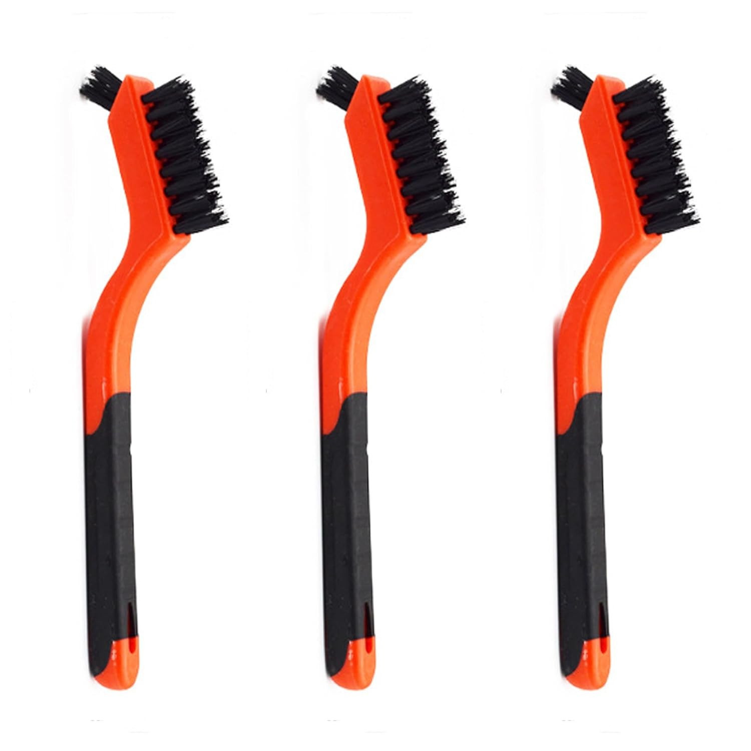 3pcs Nylon Wire Cleaning Brushes for Rust Stain Removal