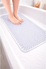 Grass Textured Spa Quality Foot Scrubber Bath Mat Bathroom Tub Bath Mat