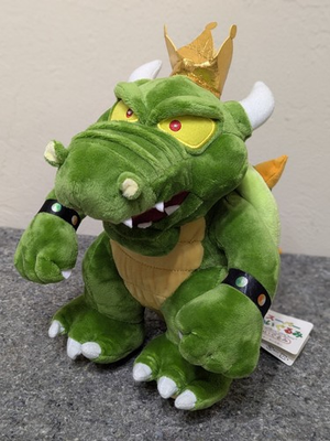 #ad #ad NWT Super Mario Bros Plush Boss Green King Bowser Koopa 10quot; Stuffed Toy NEW $12.00
