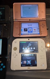 Lot of 4 Nintendo Handheld Game Consoles Bundle Gameboy new 3ds xl,dsi xl, 2ds,