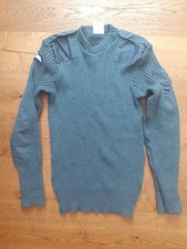 BARBOUR RAF COS KNIT Commando MAGLIONE LANA maglione toppe Bond nato elasticizzato XL