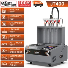 FOXWELL 4 Cylinder GDI Fuel Injector Tester Cleaner Ultrasonic Cleaning Machine
