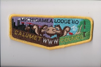 Lodge 110 Michigamea OA flap (M)