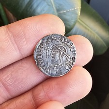 Edward the Confessor Penny,Expanding Cross,Thetford,Outward Crescents,Rare,Saxon