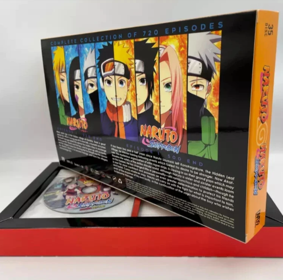 Naruto & Naruto Shippuden Complete Boxset DVD 1-720 Episodes