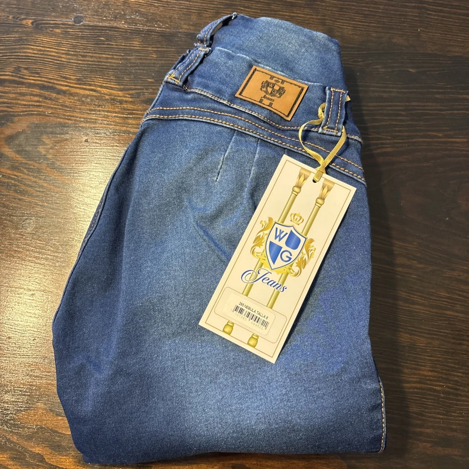 WG Jeans 265 Nebula High Rise Skinny Women Jeans Size 8 Levanta Cola Colombiano - image 1 of 4
