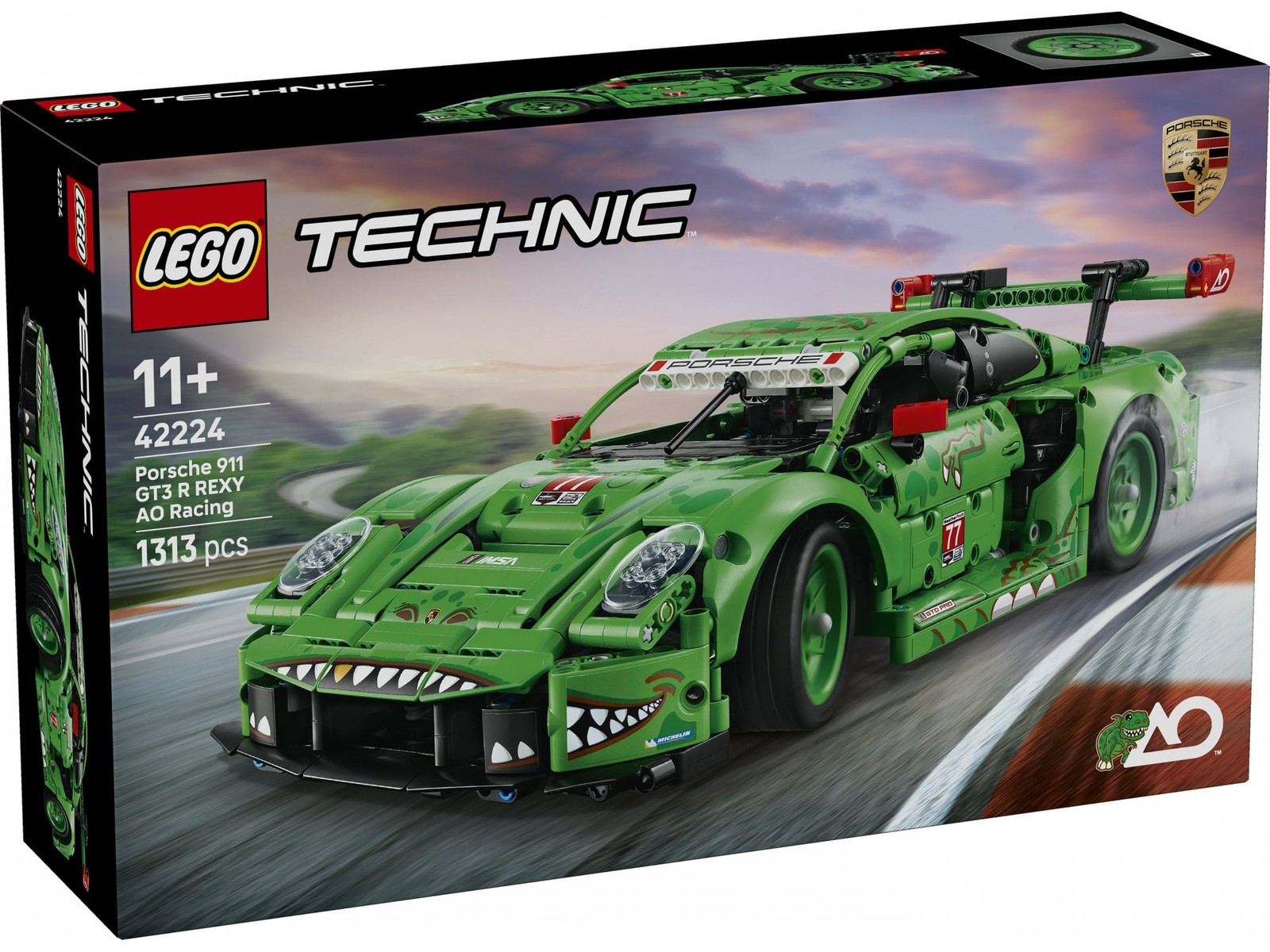 LEGO 42224 Porsche 911 GT3 R REXY AO Racing Car
