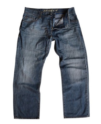 Mavi Martin Jeans Men 36x30 Medium Wash Blue Denim Straight Leg 100% Cotton
