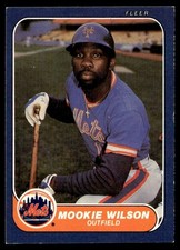 1986 Fleer Mookie Wilson New York Mets #97