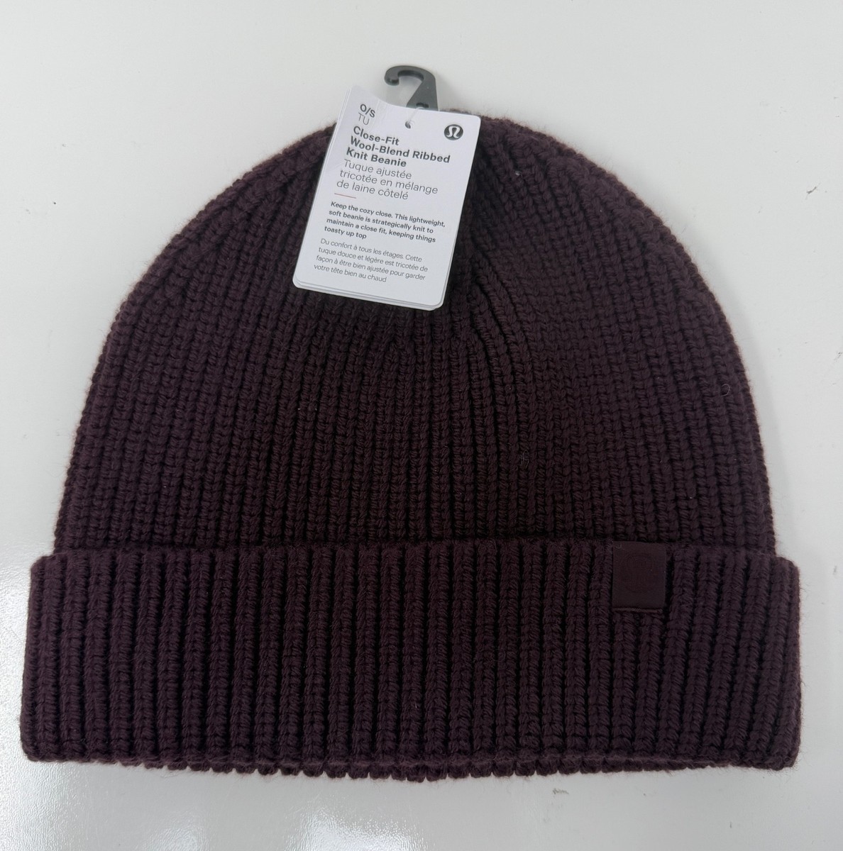 Lululemon Close-Fit Beanie Wool-Blend Ribbed Knit Hat Unisex  display picture 3