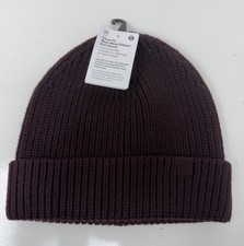 Lululemon Close-Fit Beanie Wool-Blend Ribbed Knit Hat Unisex One Size GNPL