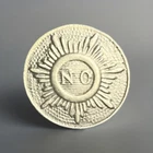 North Carolina NC Confederate Militia Civil War Sunburst Coat Button With Loop