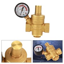 DN15 1/2" Brass Water Pressure Reducing Regulator Valve Reducer