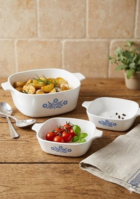CorningWare Set Of Three P41 And P 1 And 1/2b 1 And 1/2 Quart