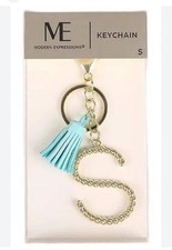 Letter S Key Chain keychain Modern Expressions Monogram Keychain