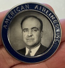 Vintage Americans Airlines Photo Pilot Employ...