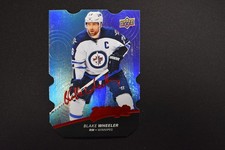 2017-18 UD MVP Hockey Colors and Contours Level 2 Blue Die-Cut Blake Wheeler #86