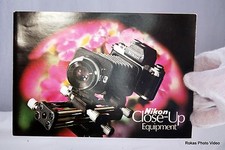 Nikon Close-up Equipement Brochure Guide EN micro lens brochure