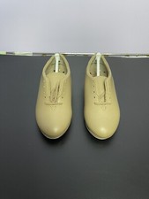 Capezio Youth Lace-Up Tap Shoes Size 9M Beige
