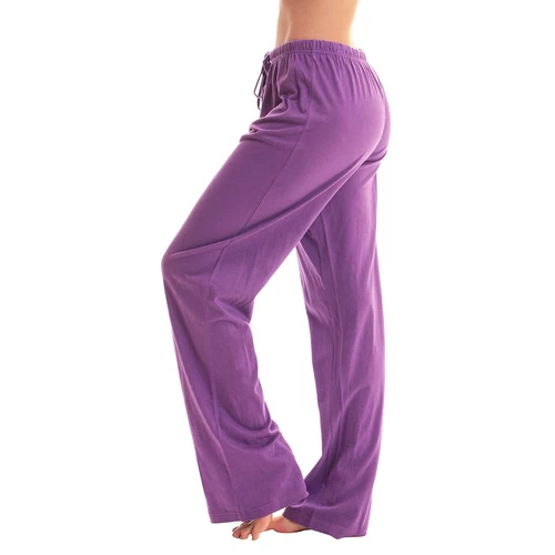 Women's Soft Jogger Sweatpants Elastic Waist Loose Casual Wide Leg Pants Trouser - Picture 19 of 25