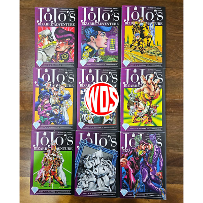 Jojo's Bizarre Adventure Manga Part 4 Volume 1-9 Full Set English