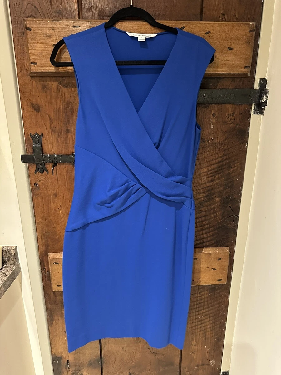 Diane von furstenberg dress best sale blue