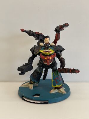 Epic 40.000 Armageddon Warlord Titan Legions Warhammer Chaos Bane Lord bemalt