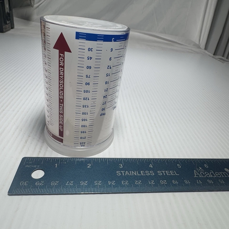 Pampered Chef Mini-Measure All Cup #2236 WET or DRY INGREDIENTS 8 oz - Image 2 of 3