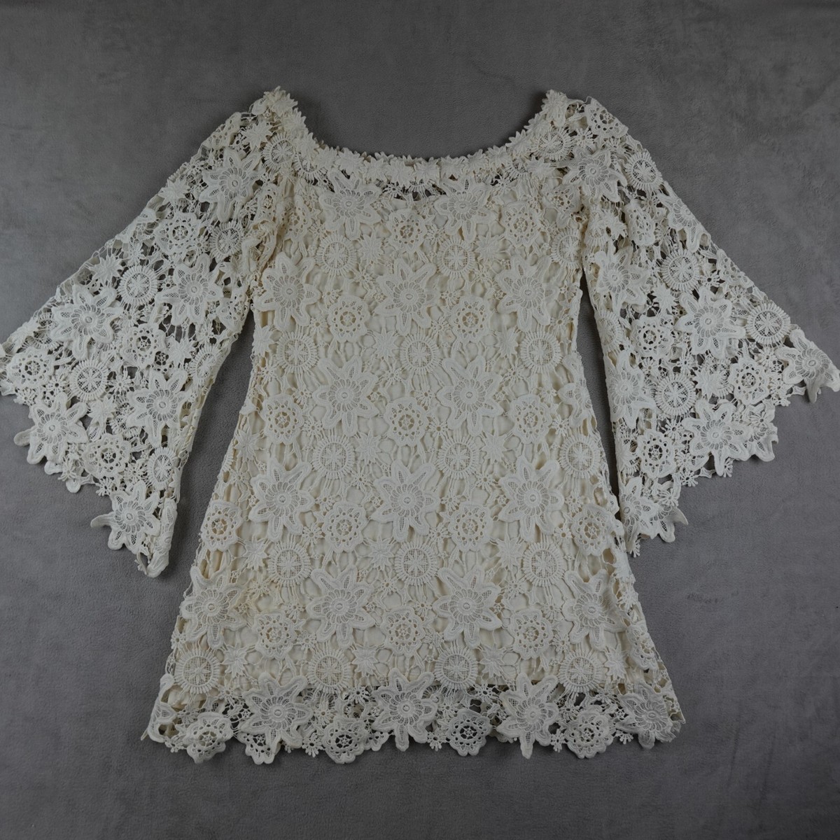 Dreamers and Lovers Dress Womens Custom Fit White Lace Wedding