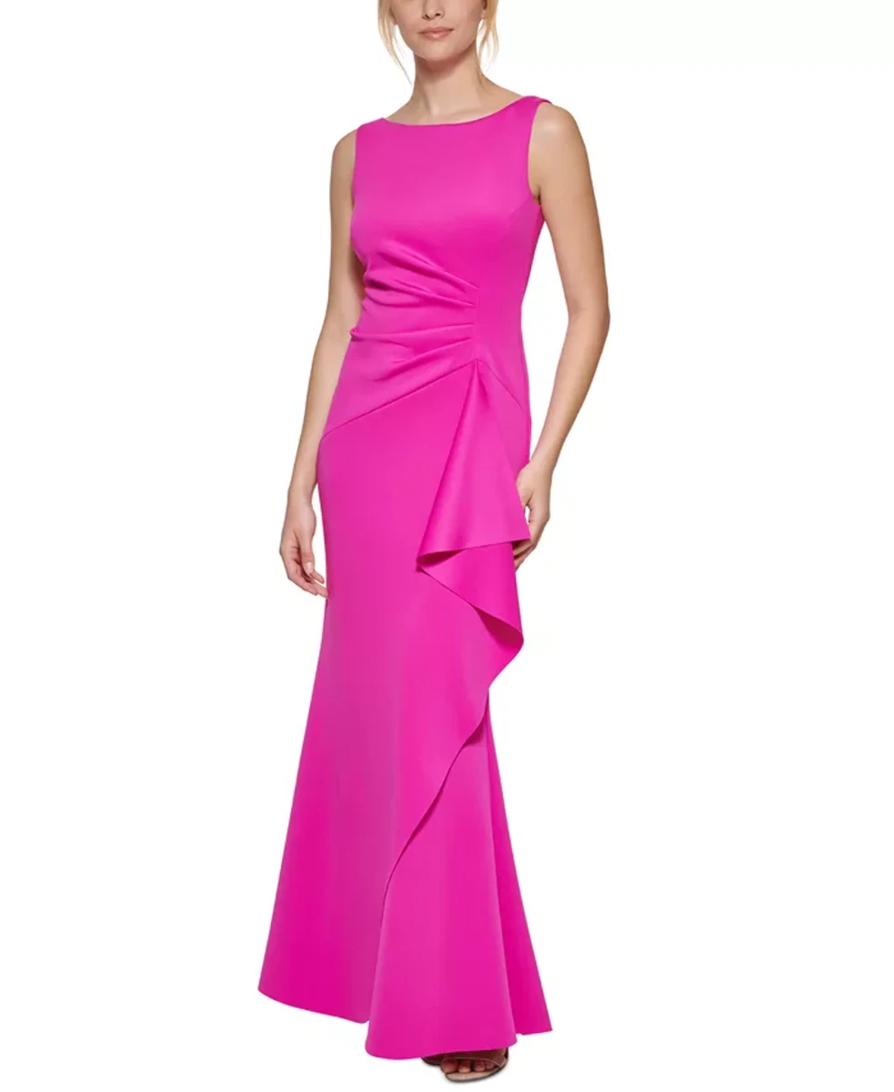 Cascading 2025 ruffle gown
