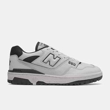 Scarpe Sneakers New Balance Uomo BB 550 Casual Bianco Nero dal 40 al 45 new